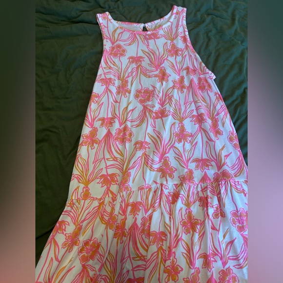 💕🧡NWOT Lilly Pulitzer lovely long stems Dixi dress 🧡💕 - Picture 4 of 7
